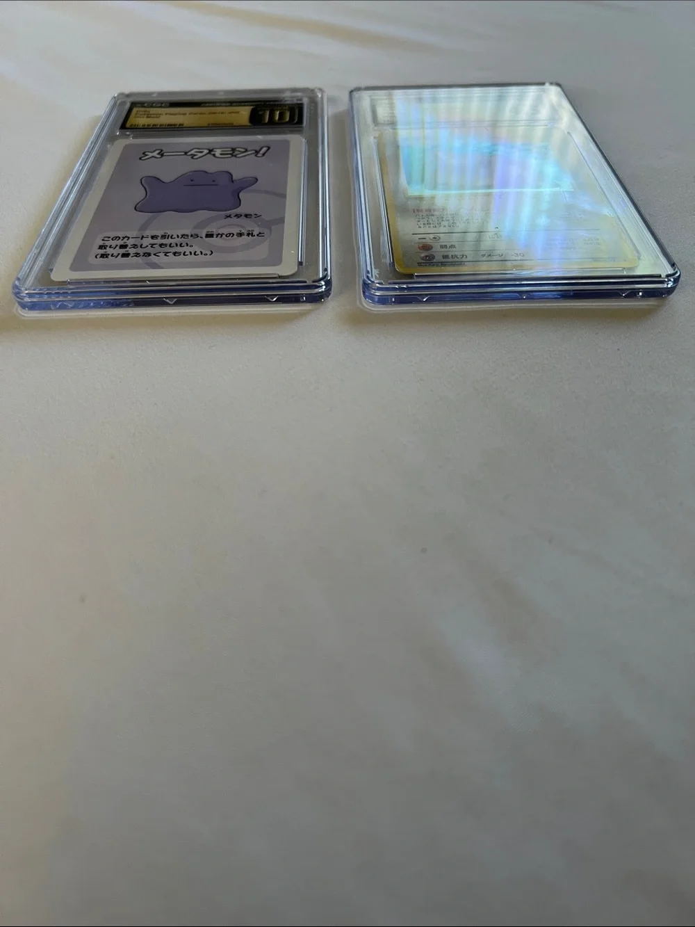 CGC Graded Japanese Ditto Pokémon Card Set — Purple Ditto
